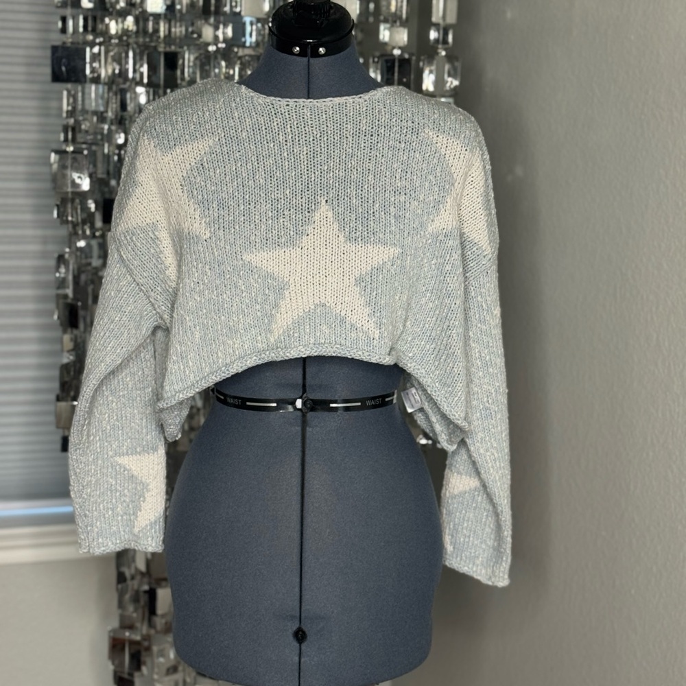 Wildfox Star Crossed Cropped Sweater